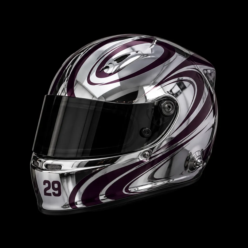 Chrome helmet, 2024