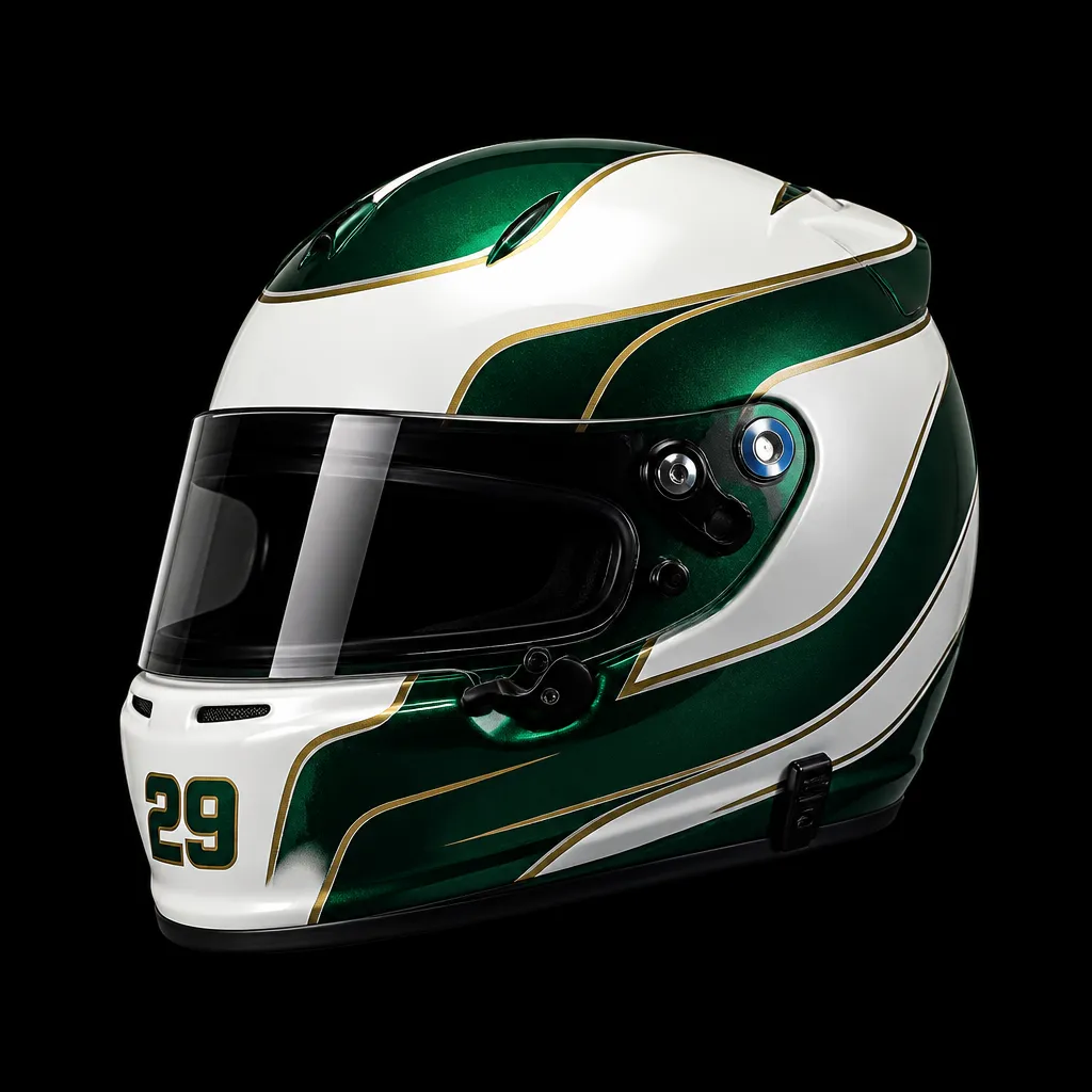 Home race helmet, 2025